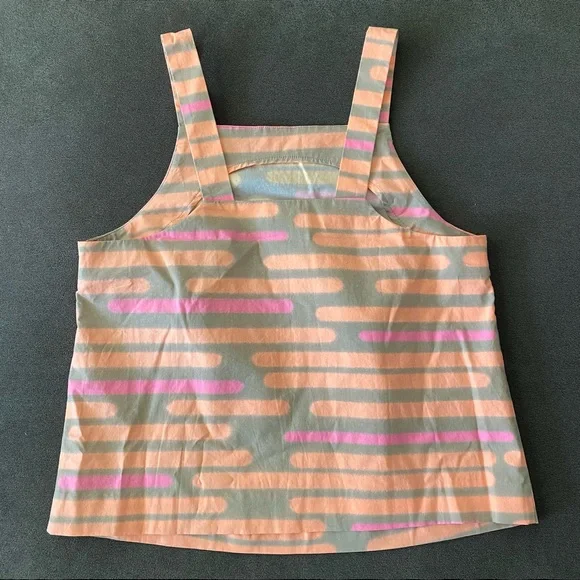 Kate Spade Crop Top Pink Gray Small - Picture 2 of 5